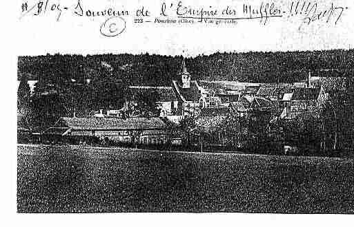 Ville de PONCHON Carte postale ancienne