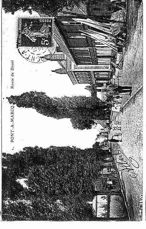 Ville de PONTAMARCQ Carte postale ancienne