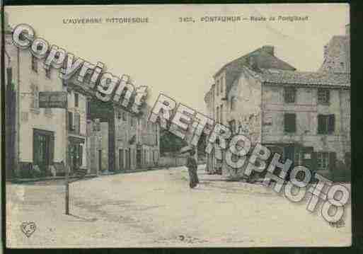 Ville de PONTAUMUR Carte postale ancienne