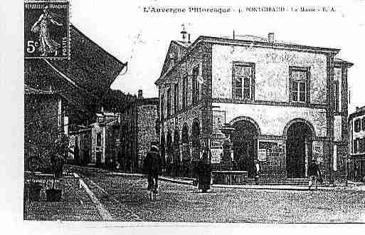 Ville de PONTGIBAUD Carte postale ancienne