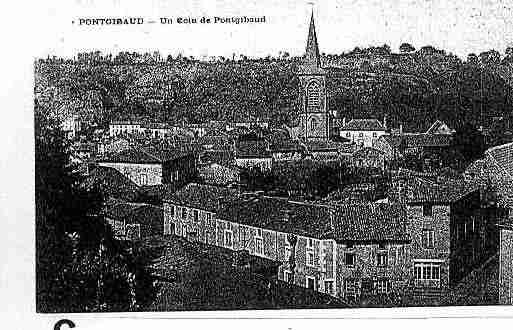 Ville de PONTGIBAUD Carte postale ancienne