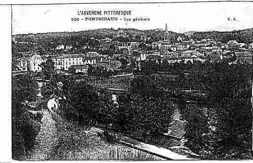 Ville de PONTGIBAUD Carte postale ancienne