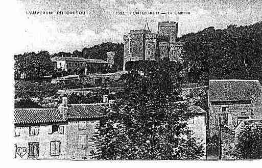 Ville de PONTGIBAUD Carte postale ancienne