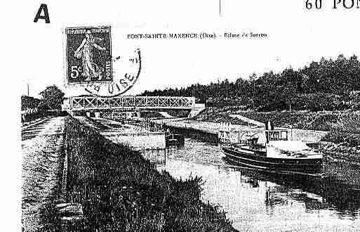 Ville de PONTSTMAXENCESARRON Carte postale ancienne