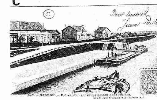 Ville de PONTSTMAXENCESARRON Carte postale ancienne