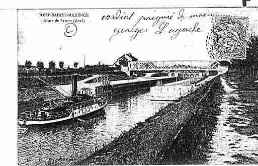 Ville de PONTSTMAXENCESARRON Carte postale ancienne