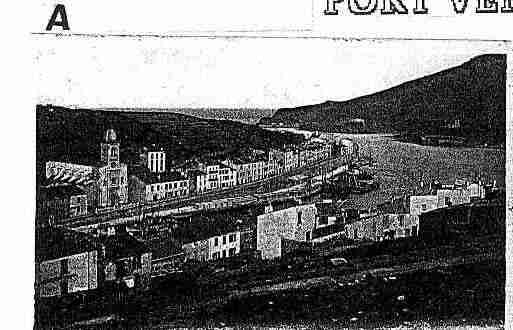 Ville de PORTVENDRES Carte postale ancienne