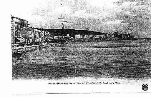 Ville de PORTVENDRES Carte postale ancienne