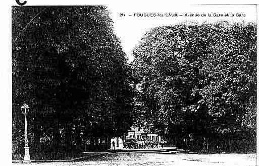 Ville de POUGUESLESEAUX Carte postale ancienne