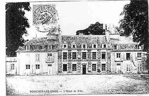 Ville de POUGUESLESEAUX Carte postale ancienne