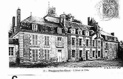 Ville de POUGUESLESEAUX Carte postale ancienne