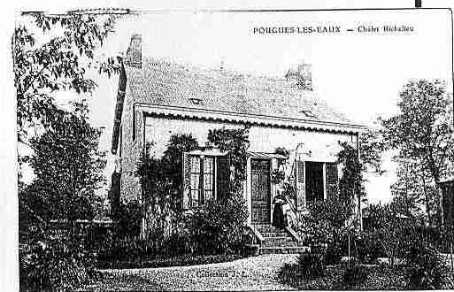 Ville de POUGUESLESEAUX Carte postale ancienne