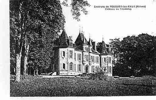 Ville de POUGUESLESEAUX Carte postale ancienne