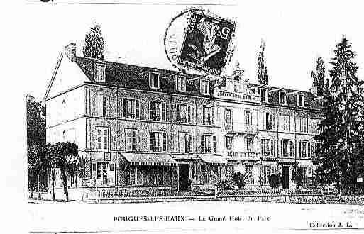 Ville de POUGUESLESEAUX Carte postale ancienne