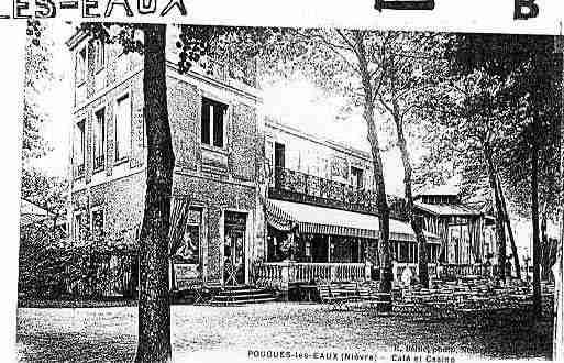 Ville de POUGUESLESEAUX Carte postale ancienne