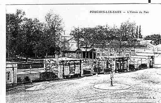 Ville de POUGUESLESEAUX Carte postale ancienne