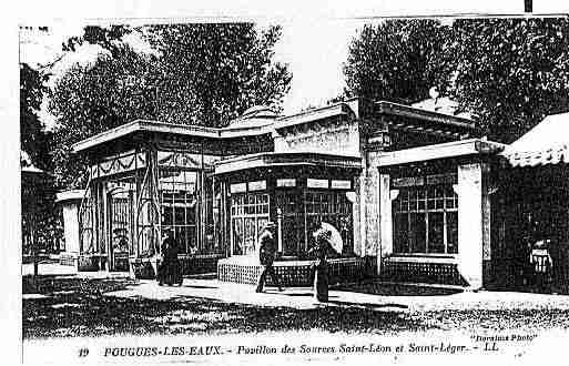 Ville de POUGUESLESEAUX Carte postale ancienne