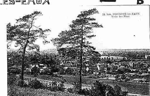 Ville de POUGUESLESEAUX Carte postale ancienne