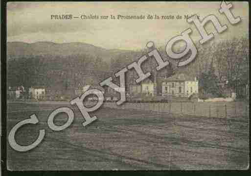 Ville de PRADES Carte postale ancienne