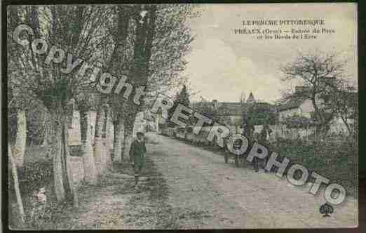 Ville de PREAUXDUPERCHE Carte postale ancienne