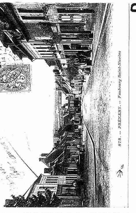 Ville de PREMERY Carte postale ancienne