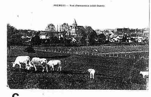 Ville de PREMERY Carte postale ancienne
