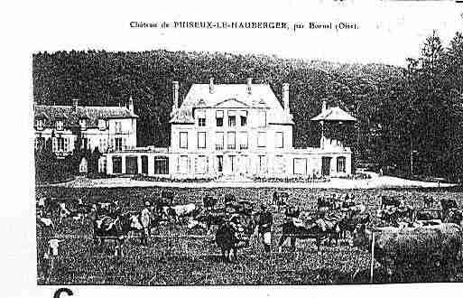 Ville de PUISEUXLEHAUBERGER Carte postale ancienne