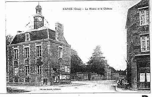 Ville de RANES Carte postale ancienne