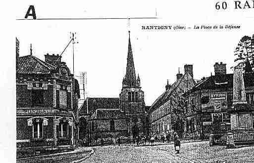 Ville de RANTIGNY Carte postale ancienne