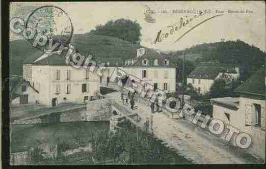 Ville de REBENACQ Carte postale ancienne