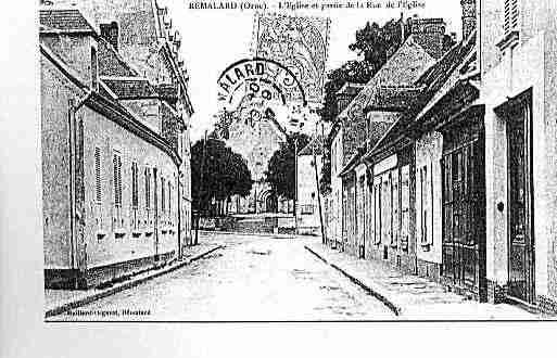 Ville de REMALARD Carte postale ancienne