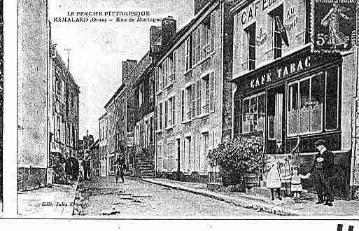 Ville de REMALARD Carte postale ancienne