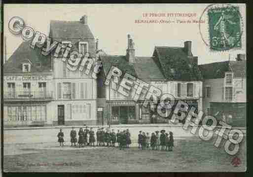 Ville de REMALARD Carte postale ancienne