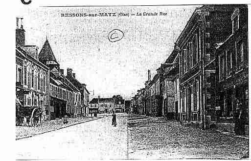 Ville de RESSONSSURMATZ Carte postale ancienne