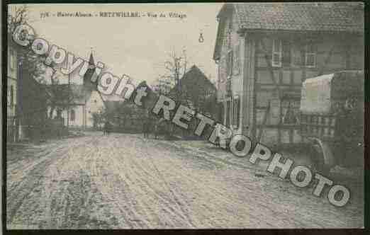 Ville de RETZWILLER Carte postale ancienne