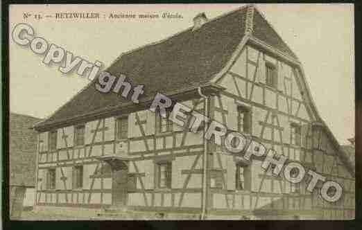 Ville de RETZWILLER Carte postale ancienne