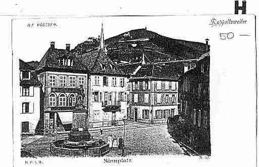 Ville de RIBEAUVILLE Carte postale ancienne