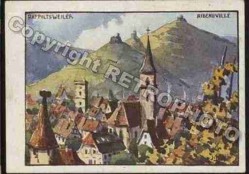 Ville de RIBEAUVILLE Carte postale ancienne