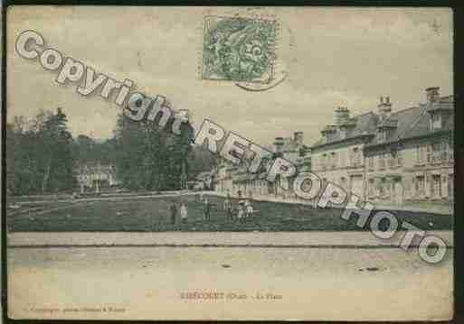 Ville de RIBECOURTDRESLINCOURT Carte postale ancienne