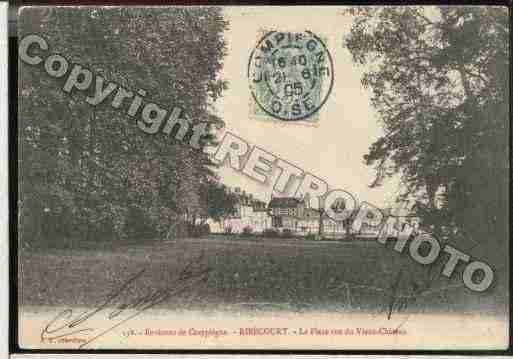 Ville de RIBECOURTDRESLINCOURT Carte postale ancienne