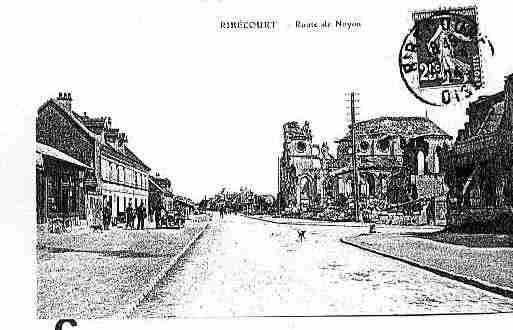 Ville de RIBECOURTDRESLINCOURT Carte postale ancienne