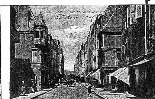 Ville de RIOM Carte postale ancienne