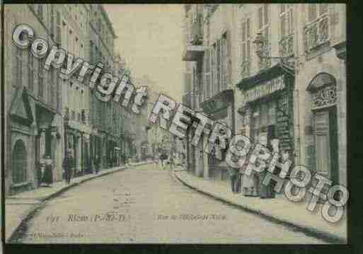 Ville de RIOM Carte postale ancienne