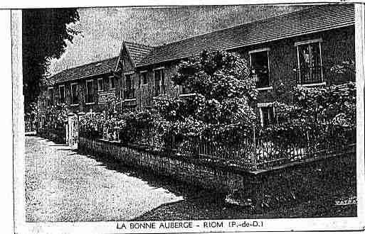 Ville de RIOM Carte postale ancienne