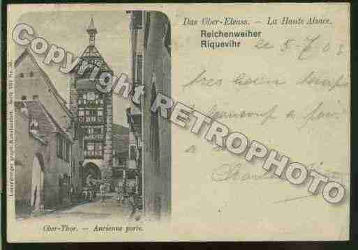 Ville de RIQUEWIHR Carte postale ancienne