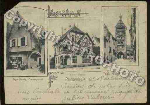 Ville de RIQUEWIHR Carte postale ancienne