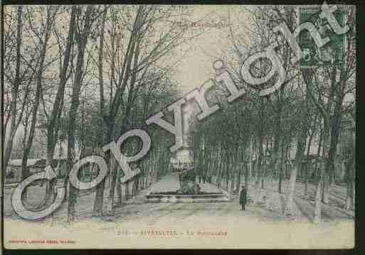 Ville de RIVESALTES Carte postale ancienne