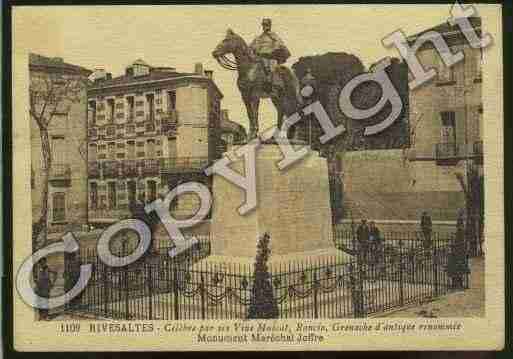 Ville de RIVESALTES Carte postale ancienne