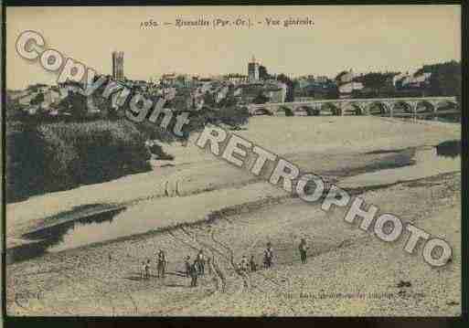 Ville de RIVESALTES Carte postale ancienne