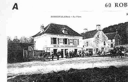 Ville de ROBERVAL Carte postale ancienne